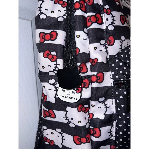 Jujube X HELLO KITTY Be Packed Backpack Dots & Stripes Bookbag Travel - Picture 4 of 16